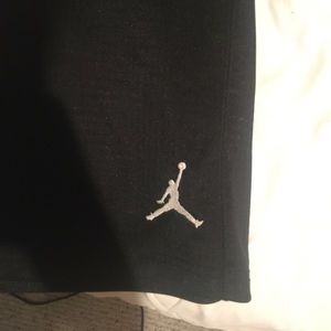 All Black Jordan Shorts , Size Medium